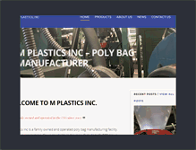 Tablet Screenshot of mplasticsinc.com